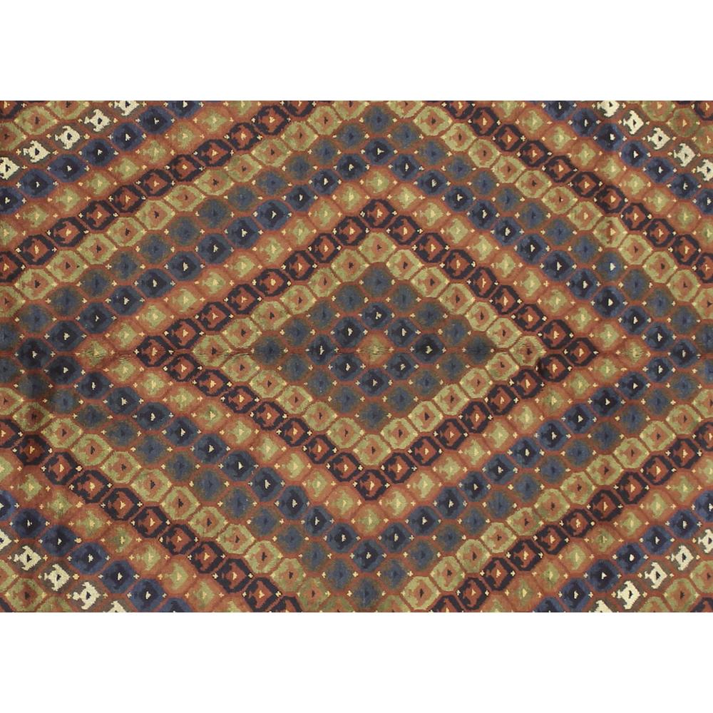 Noori Rug Karghi Becket Rust/Rust Rug - 6'6" x 9'6"