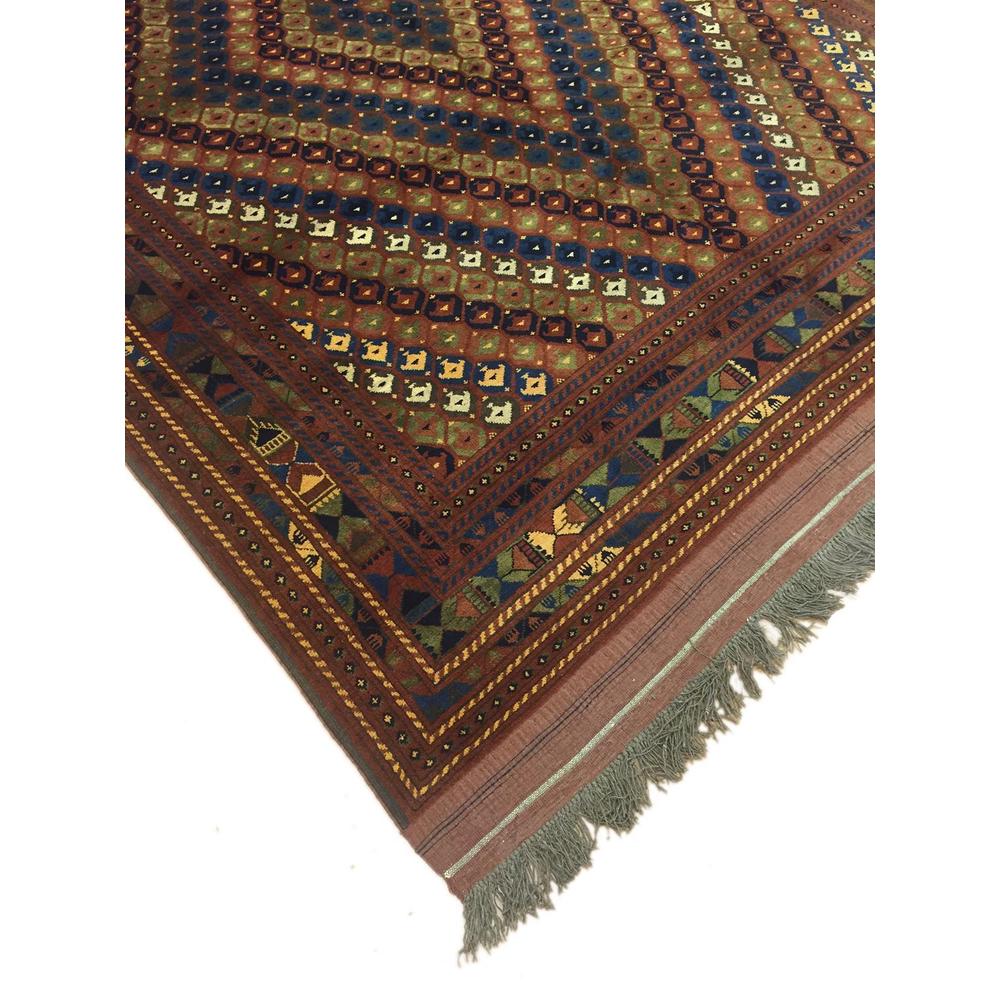 Noori Rug Karghi Becket Rust/Rust Rug - 6'6" x 9'6"