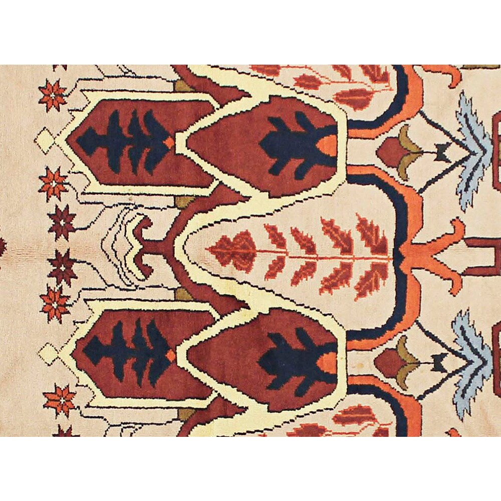 Karghi Shahrokh Tan Area Rug