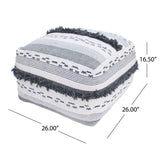 Karim Faux Yarn Large Pouf