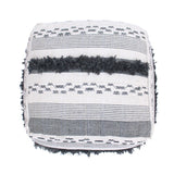 Karim Faux Yarn Large Pouf