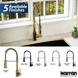Karran Loxton Touchless Single-Handle Pull-Down Sprayer Kitchen Faucet