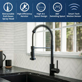 Karran Loxton Touchless Single-Handle Pull-Down Sprayer Kitchen Faucet