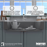 Karran Retrofit Apron Quartz Single Bowl Kitchen Sink