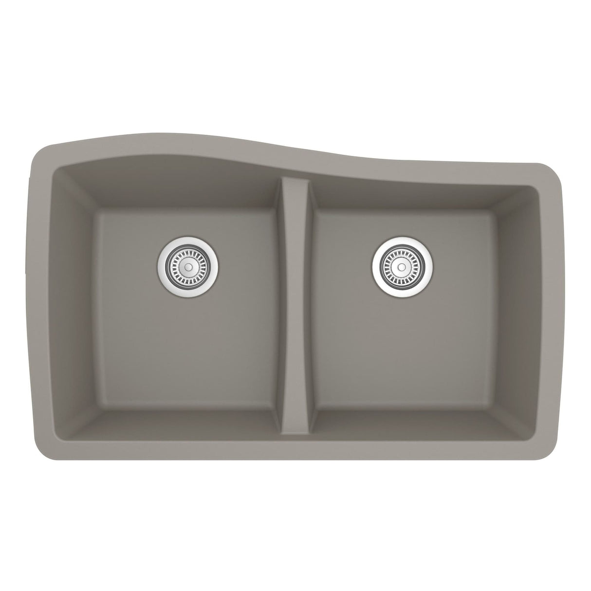 Karran Undermount Quartz Double Bowl Kitchen Sink