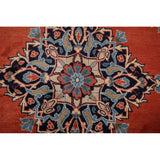Kashan Vintage Persian Runner Rug Handmade Wool Carpet - 3'3" x 9'10"