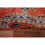 Kashan Vintage Persian Runner Rug Handmade Wool Carpet - 3'3" x 9'10"