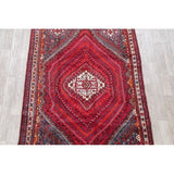 Kashkoli Geometric Hand-Knotted Wool Persian Oriental Area Rug - 8'10" x 6'2"