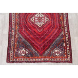 Kashkoli Geometric Hand-Knotted Wool Persian Oriental Area Rug - 8'10" x 6'2"