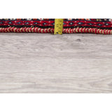 Kashkoli Geometric Hand-Knotted Wool Persian Oriental Area Rug - 8'10" x 6'2"