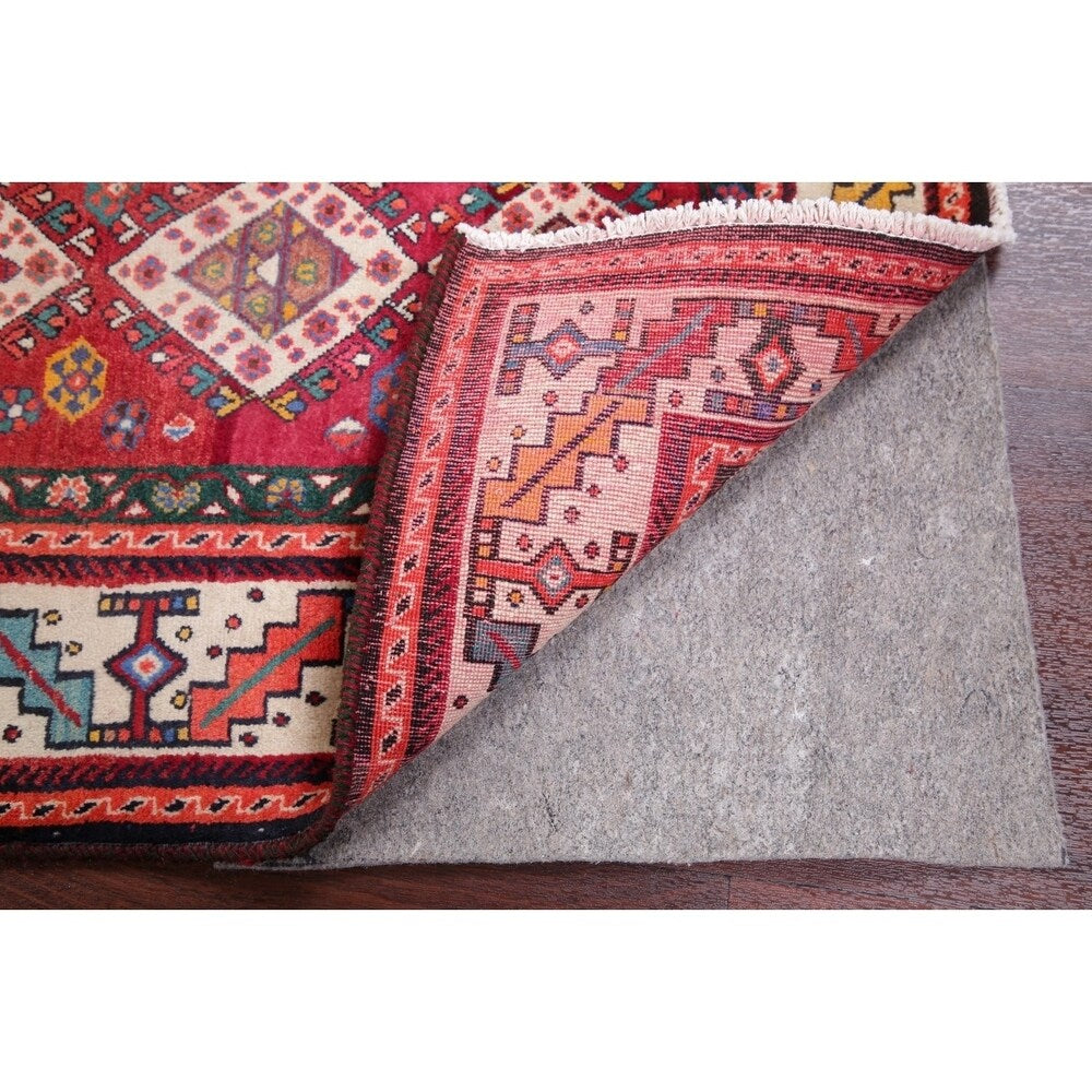 Kashkoli Oriental Abrash Tribal Vintage Hand Knotted Persian Area Rug - 8'2" x 5'3"