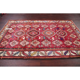 Kashkoli Oriental Abrash Tribal Vintage Hand Knotted Persian Area Rug - 8'2" x 5'3"