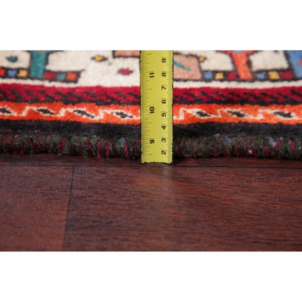 Kashkoli Oriental Abrash Tribal Vintage Hand Knotted Persian Area Rug - 8'2" x 5'3"