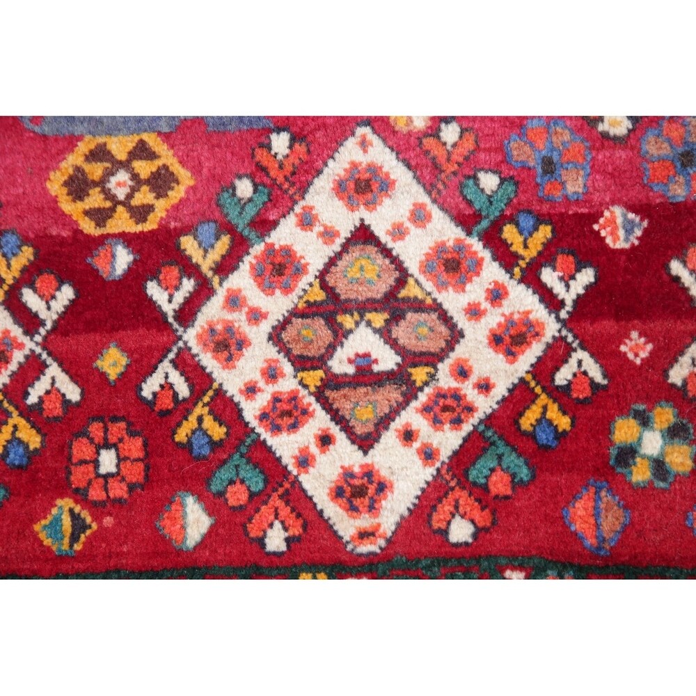 Kashkoli Oriental Abrash Tribal Vintage Hand Knotted Persian Area Rug - 8'2" x 5'3"