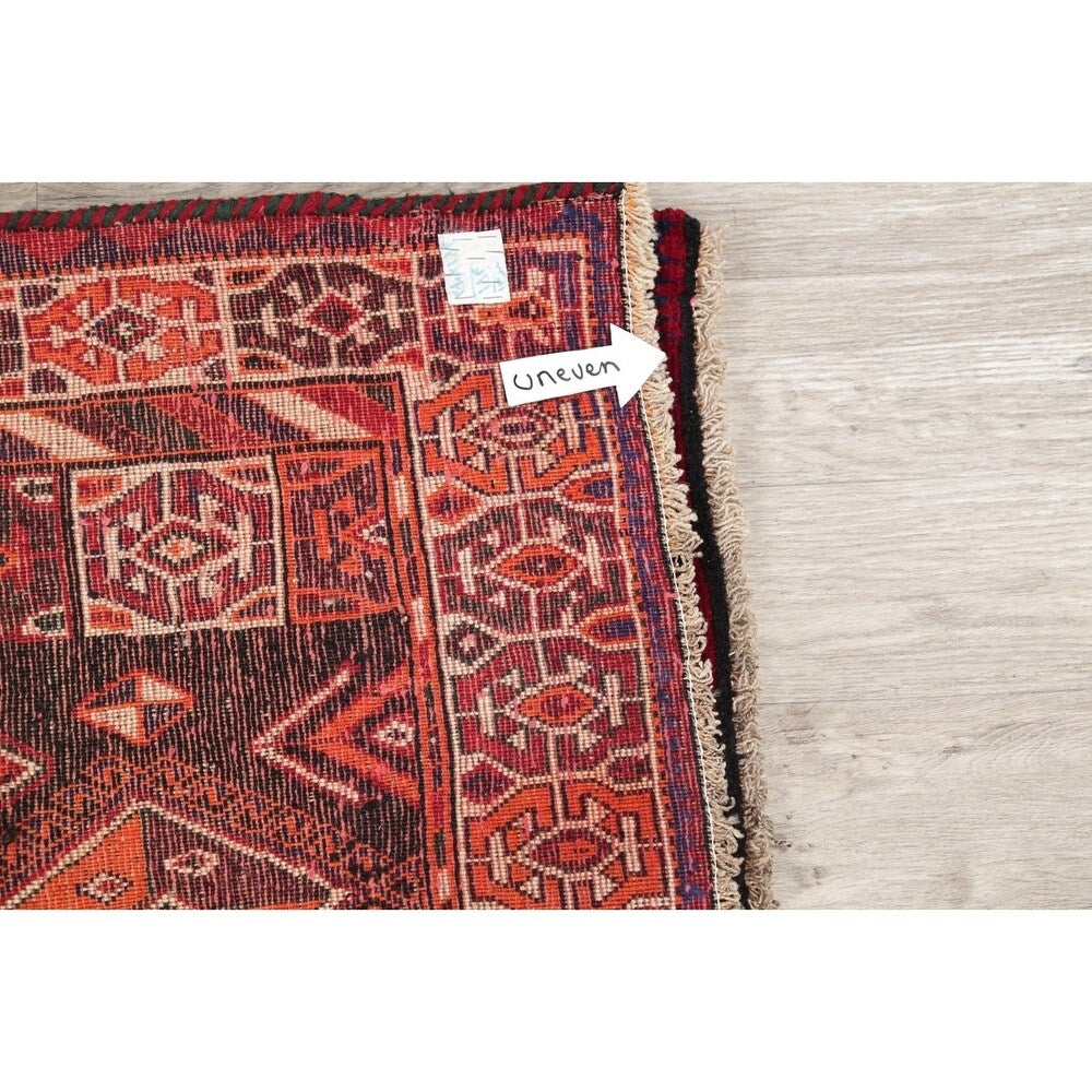 Kashkoli Tribal Geometric Handmade Wool Persian Oriental Area Rug - 8'1" x 5'0"