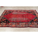 Kashkoli Tribal Geometric Handmade Wool Persian Oriental Area Rug - 8'1" x 5'0"