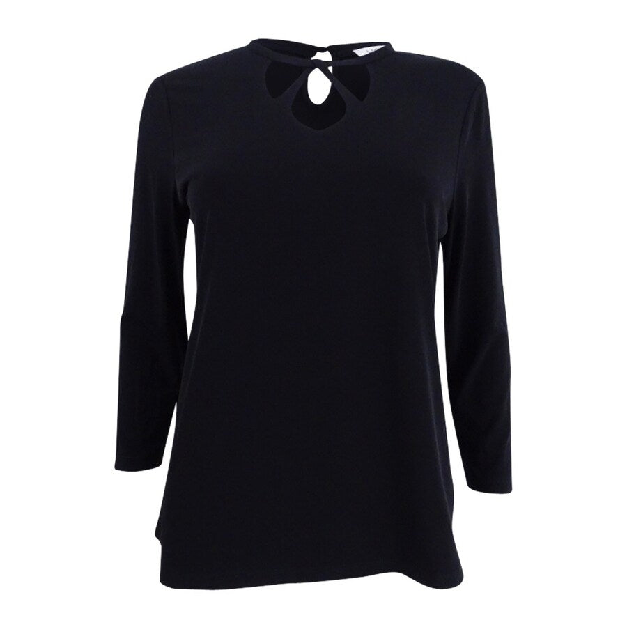 Kasper Women's Cutout-Neck Top