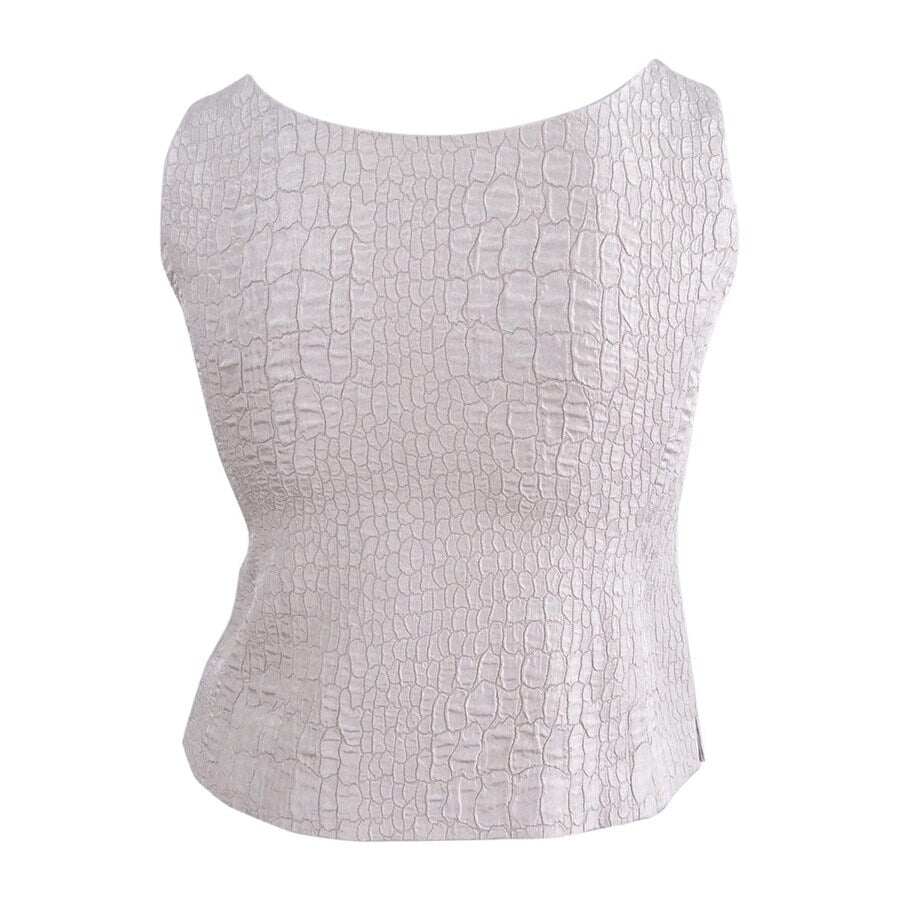Kasper Women's Petite Jacquard Shell Top
