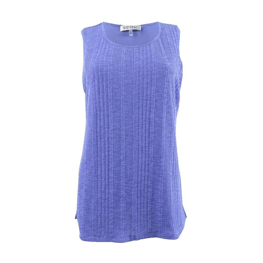 Kasper Women's Ribbed Knit Shell