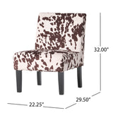 Kassi Contemporary Fabric Slipper Accent Chair by Christopher Knight Home - N/A