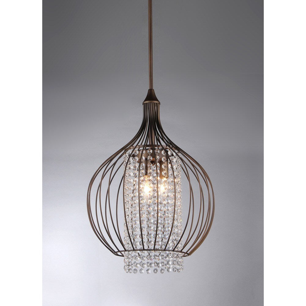 Kate Traditional Crystal Antique Chandelier Bronze and Black Finish