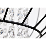 Kate Traditional Crystal Antique Chandelier Bronze and Black Finish