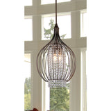 Kate Traditional Crystal Antique Chandelier Bronze and Black Finish
