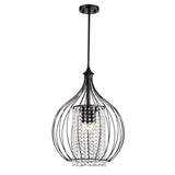Kate Traditional Crystal Antique Chandelier Bronze and Black Finish