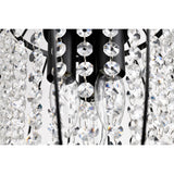 Kate Traditional Crystal Antique Chandelier Bronze and Black Finish