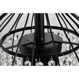 Kate Traditional Crystal Antique Chandelier Bronze and Black Finish