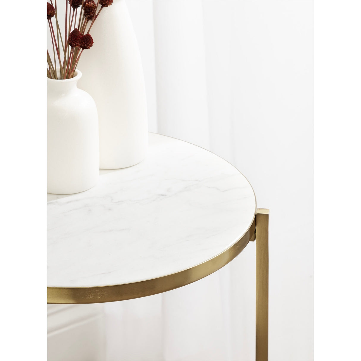 Kate and Laurel Aguilar Glam Side Table