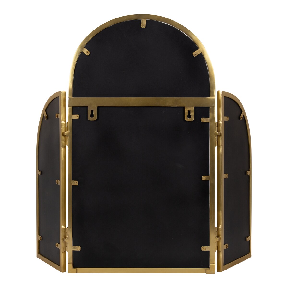 Kate and Laurel Amoli Tri-Fold Arch Mirror - 28x28