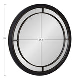 Kate and Laurel Audubon Round Framed Wall Mirror