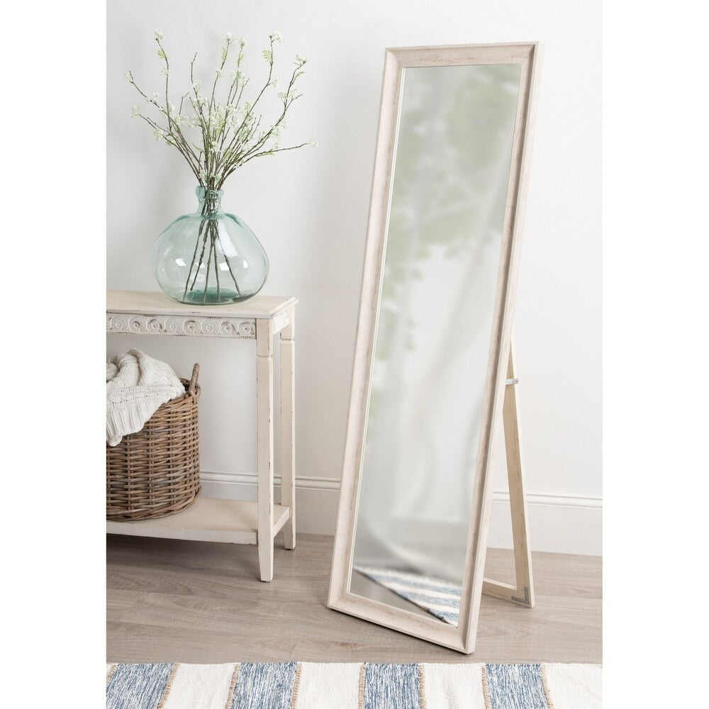 Kate and Laurel Aziza Freestanding Floor Mirror with Easel - 18x58