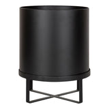Kate and Laurel Bracey Metal Planter with Stand