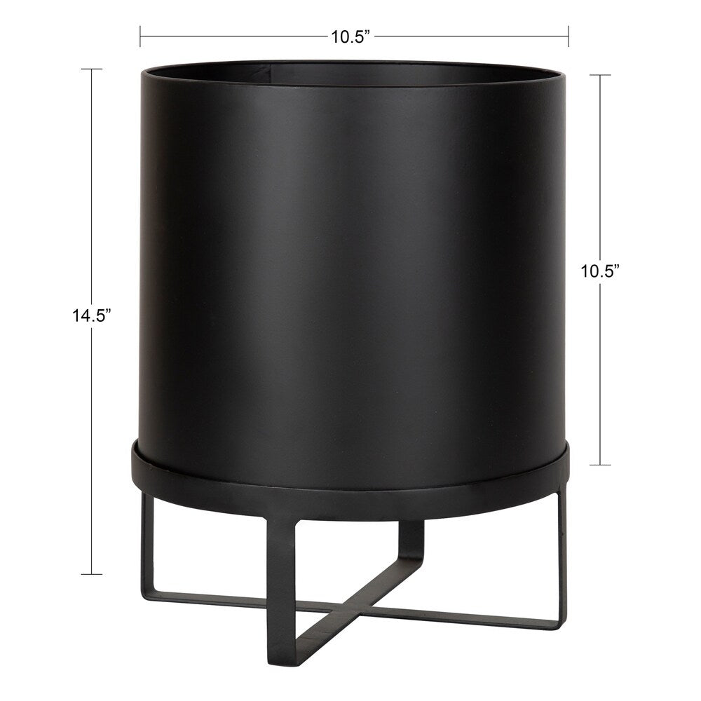 Kate and Laurel Bracey Metal Planter with Stand