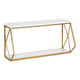 Kate and Laurel Brost Wood and Metal Wall Shelf - 22x8x10.25