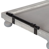 Kate and Laurel Bruillet Wooden Footed Tray - 12x16