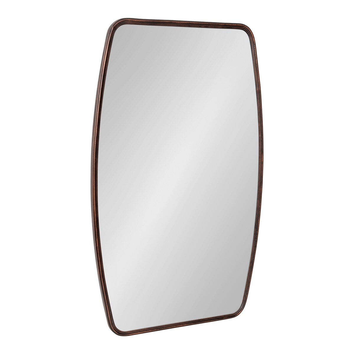 Kate and Laurel Caskill Barrel-shaped Framed Wall Mirror