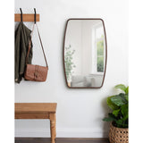 Kate and Laurel Caskill Barrel-shaped Framed Wall Mirror