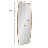 Kate and Laurel Caskill Barrel-shaped Framed Wall Mirror