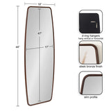 Kate and Laurel Caskill Barrel-shaped Framed Wall Mirror