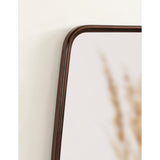 Kate and Laurel Caskill Barrel-shaped Framed Wall Mirror