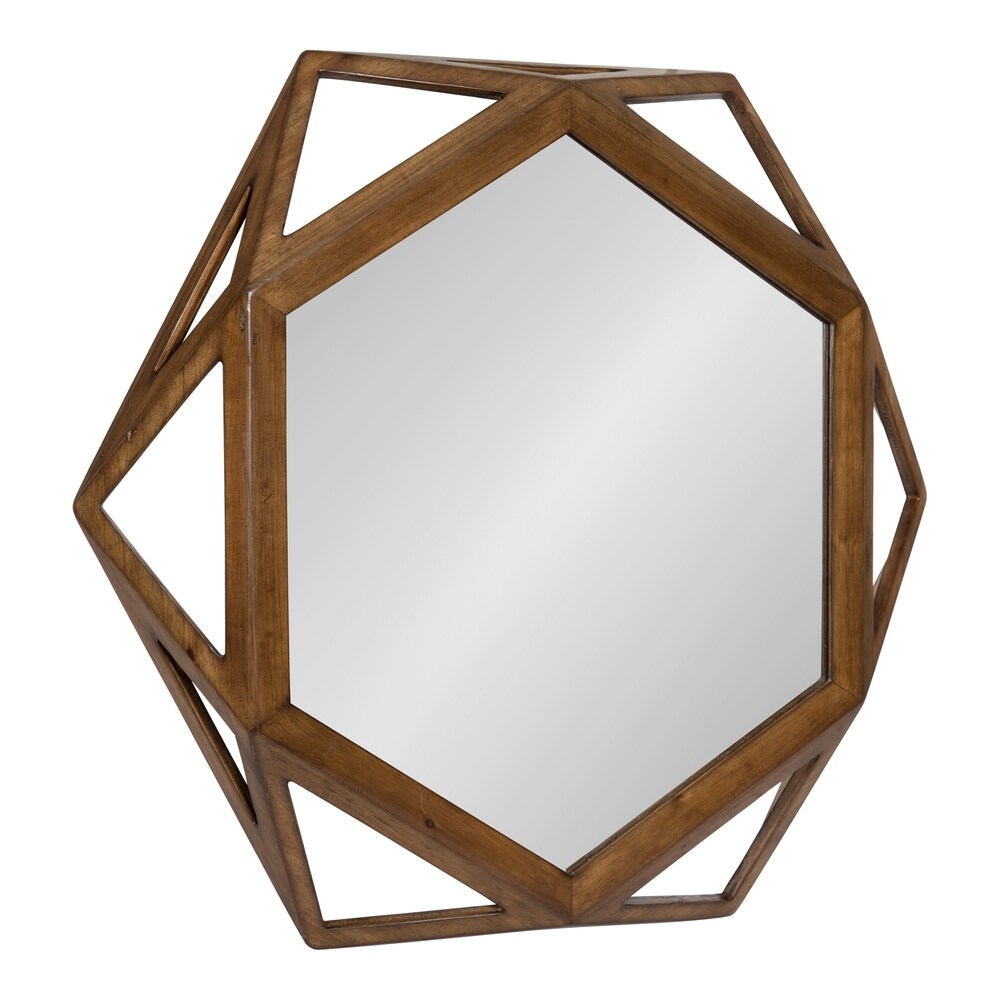 Kate and Laurel Cortland Wood Framed Mirror