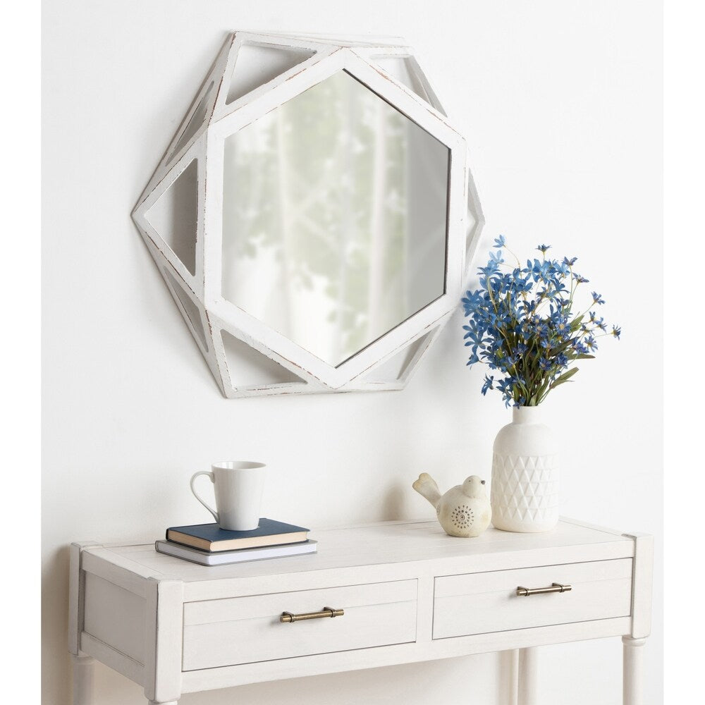 Kate and Laurel Cortland Wood Framed Mirror