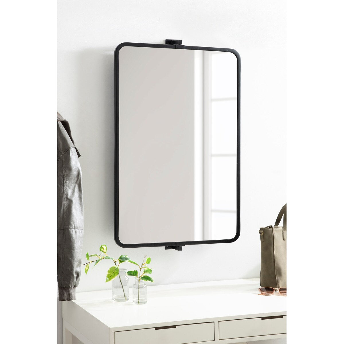 Kate and Laurel Elijah Pivot Wall Mirror