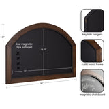 Kate and Laurel Haldron Framed Magnetic Chalkboard - 36x24