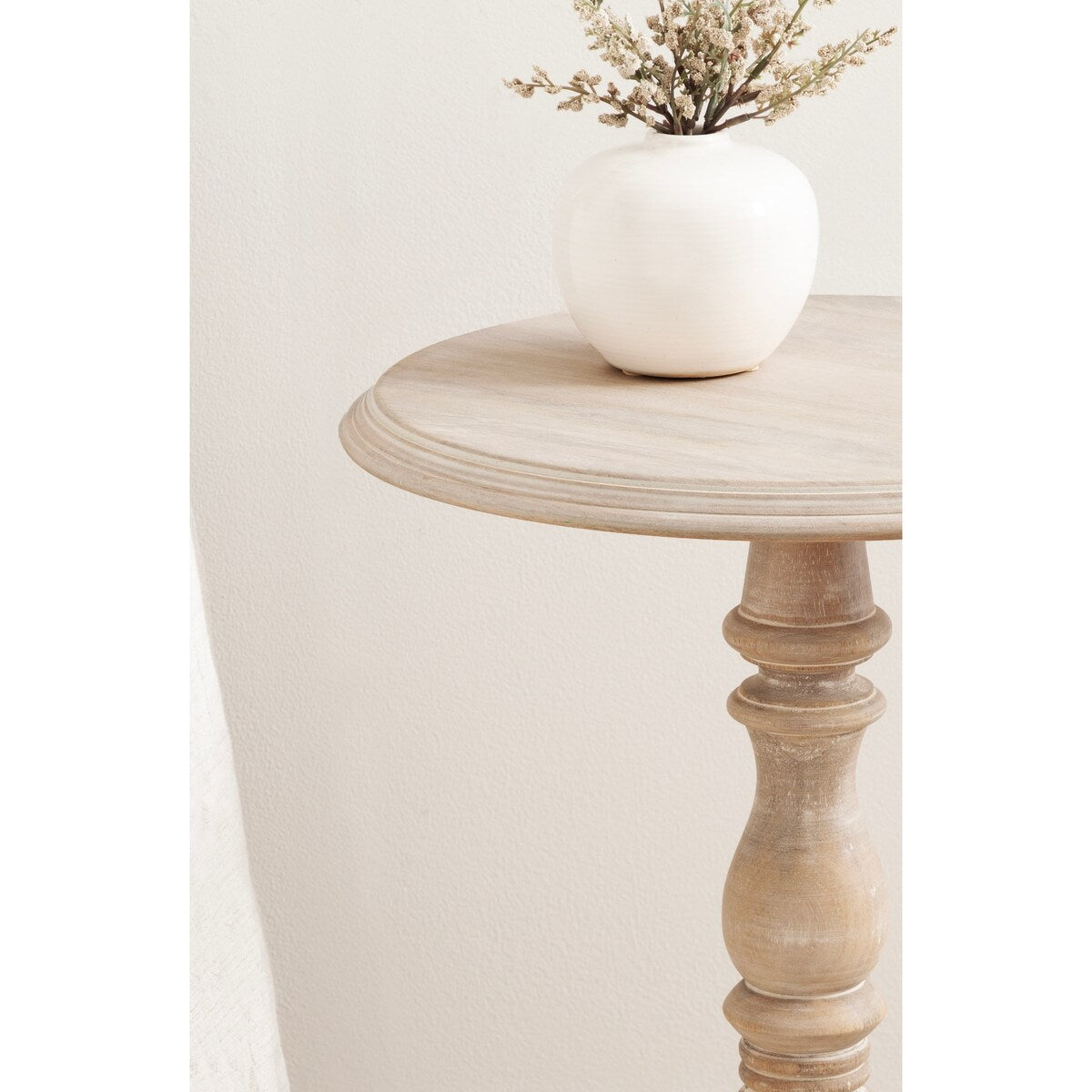 Kate and Laurel Hingham Wood Side Table - 16x16x24