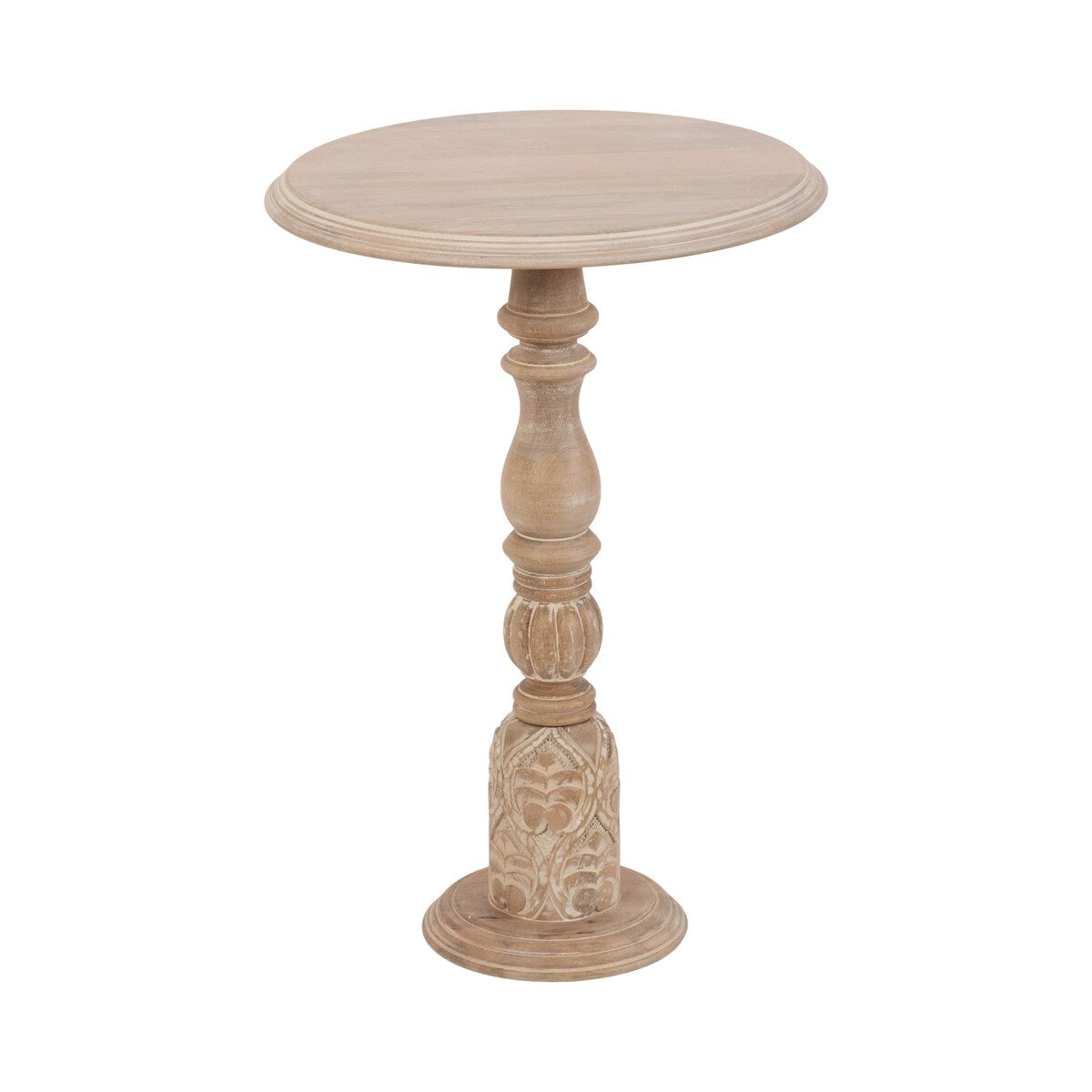 Kate and Laurel Hingham Wood Side Table - 16x16x24