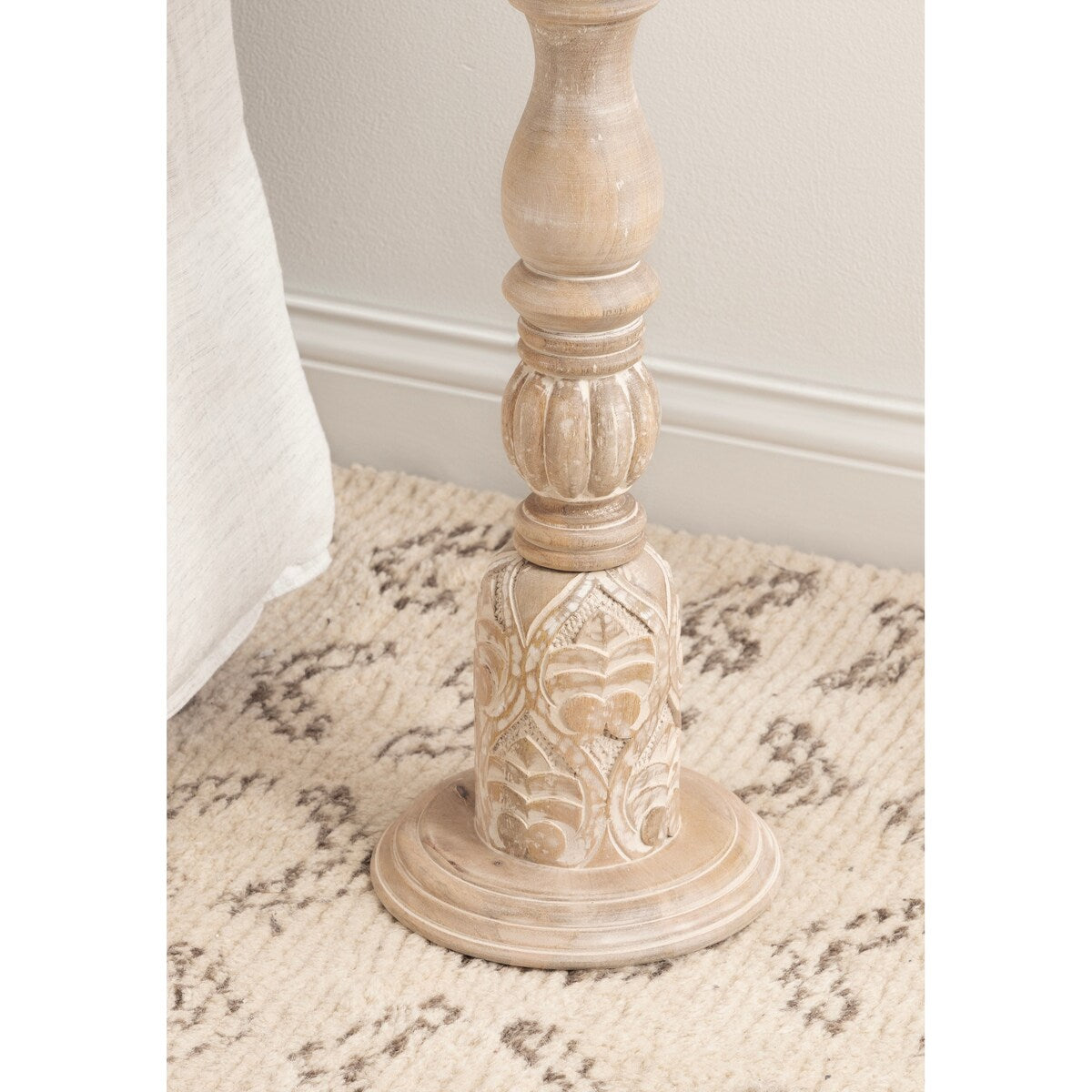 Kate and Laurel Hingham Wood Side Table - 16x16x24